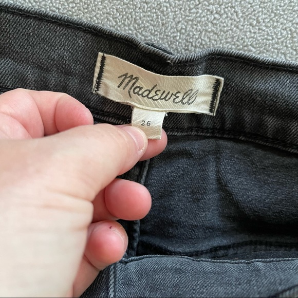 Madewell high rise black denim jean shorts size 26 G5167 - Picture 4 of 9